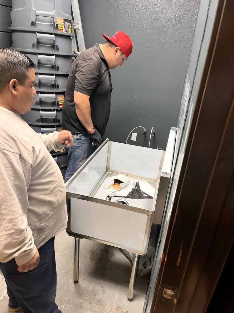 Commercial plumbing and sink installation in Stone Brook